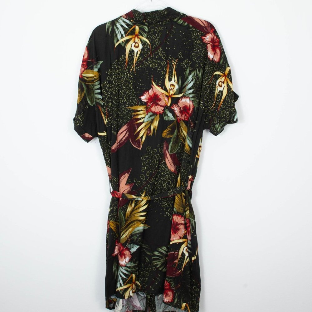 City Chic Phucket Tropical Button Front Floral Shirt Dress Womens Size 18 NWT - Picture 11 of 12